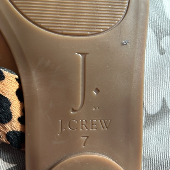J. Crew Leopard Slides Size 7 - Picture 5 of 5